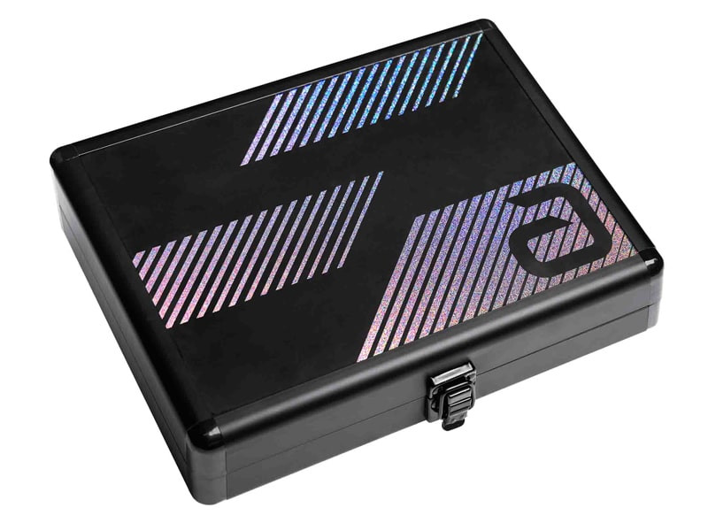 ANDRO Maletin Aluminio Doble Negro