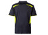 ANDRO Polo Lanton negro-amarillo2