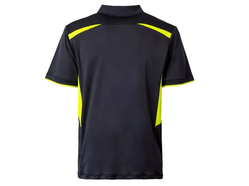 ANDRO Polo Lanton black/yellow