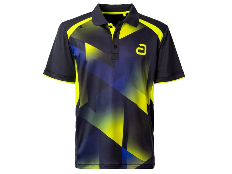 ANDRO Polo Lanton black/yellow