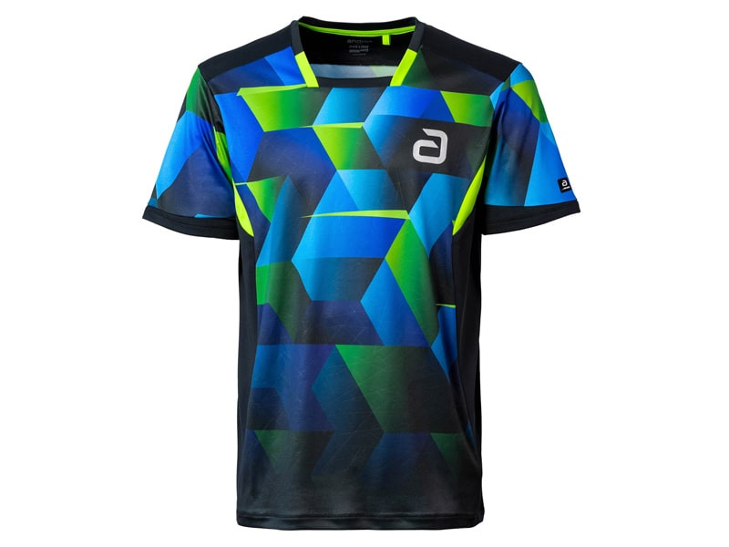 ANDRO Polo Nagaja verde azulado