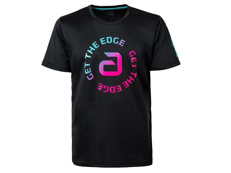 ANDRO Camiseta Panji Negra/Fucsia