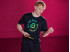 ANDRO T-shirt Panji Black/Green