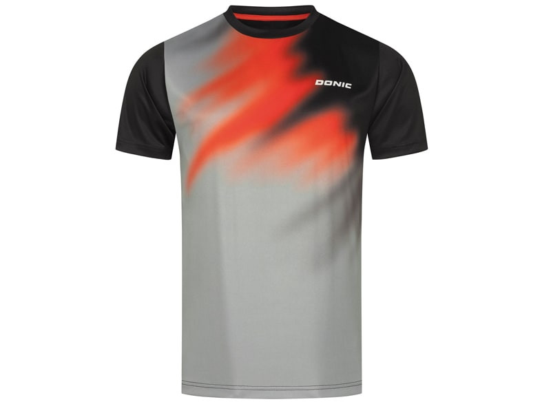 DONIC T-shirt Furious Black/Red