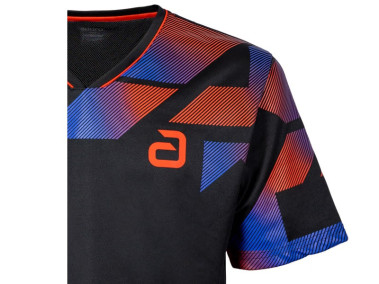 ANDRO Polo Benzon black/red