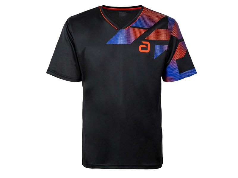 ANDRO Polo Benzon black/red