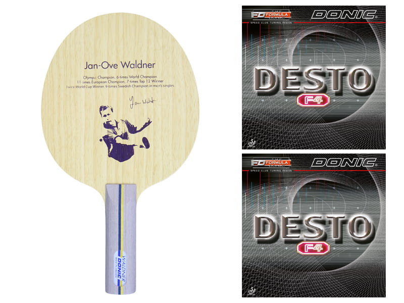 DONIC Pack Waldner Offensiv + Desto F4