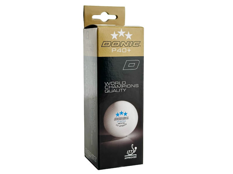 Pelota DONIC P40+ *** Pack 3u.