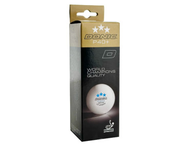 DONIC P40+ *** Pack 3u. pelotas de competicion de tenis de mesa