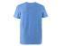 ANDRO Camiseta Melange Azul Laguna espalda