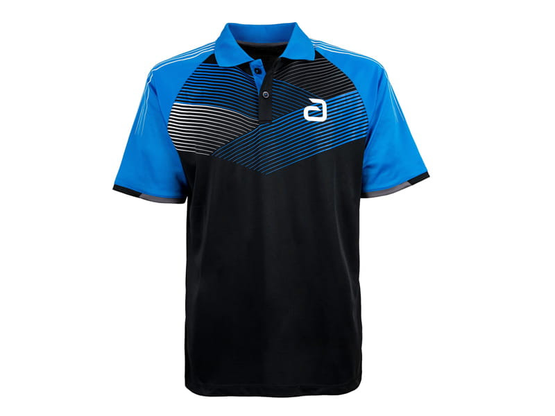 ANDRO Polo AVOS Negro-Azul