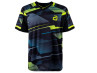 ANDRO Polo SANGAI Noir/Jaune