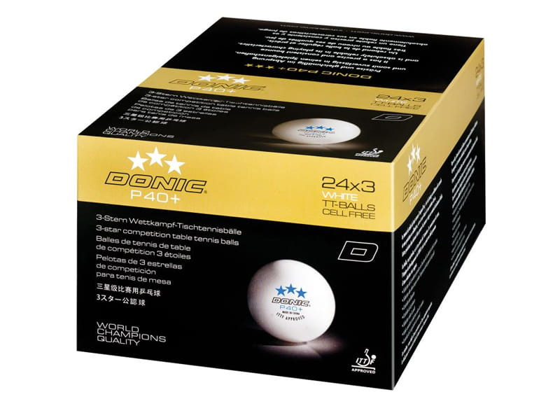 Balles DONIC P40+ *** Pack 72u.