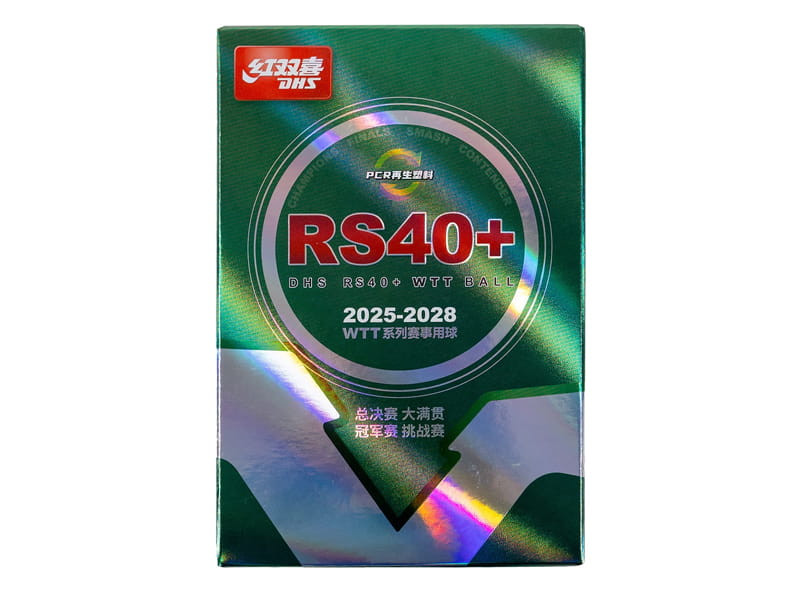 DHS RS40+ 3Star WTT ITTF Pack 6u.
