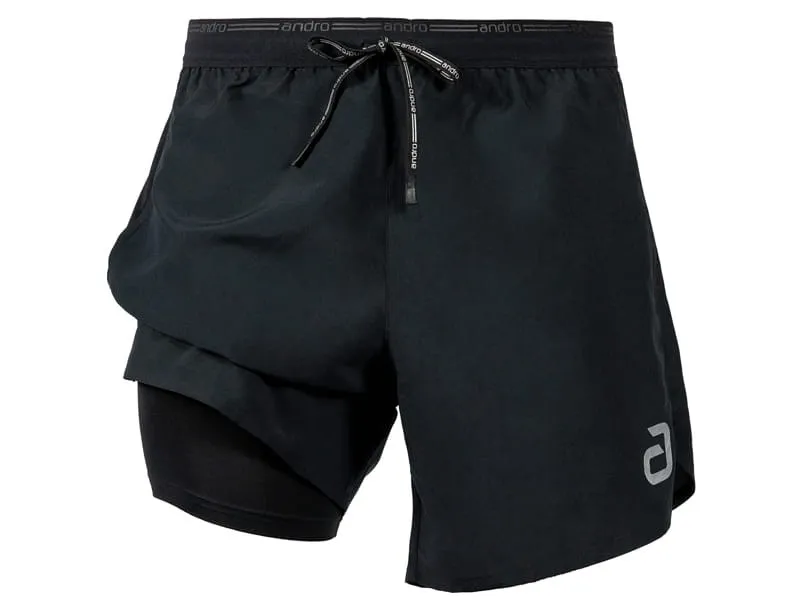 ANDRO Short 2-en-1 NEBRO Negro 4