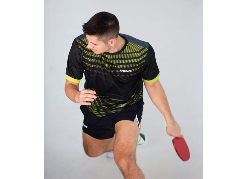 DONIC T-shirt NEXIS Noir/Lime