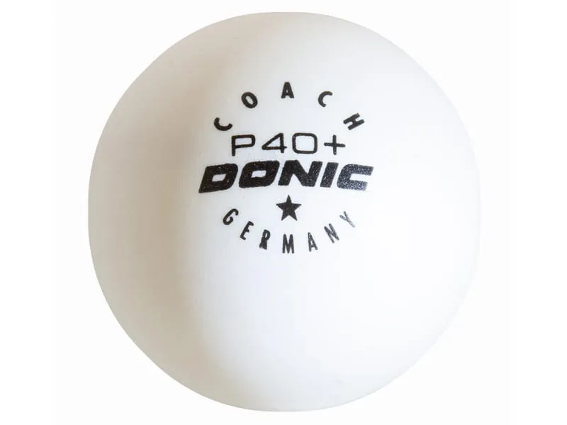 Pelotas DONIC P40+ Coach * Caja 120u.