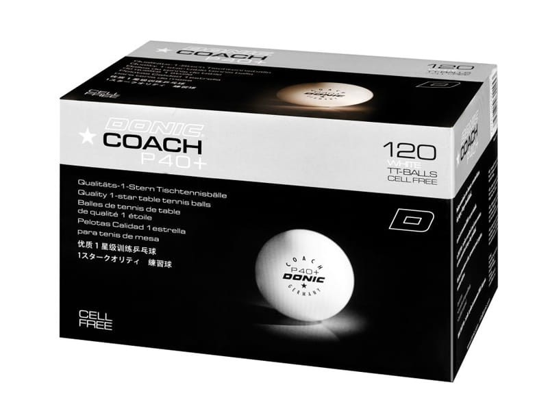DONIC P40+ Coach * Caja 120u.