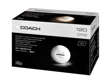 Pelotas DONIC P40+ Coach * Caja 120u.