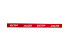 VICTAS Cinta de cantos 1 pala-10mm-Roja