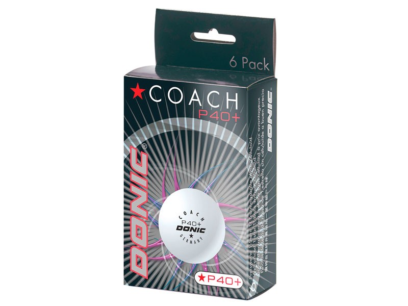 DONIC P40+ Coach * Caja 6u