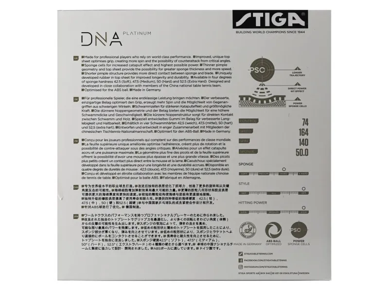 STIGA DNA Platinum H