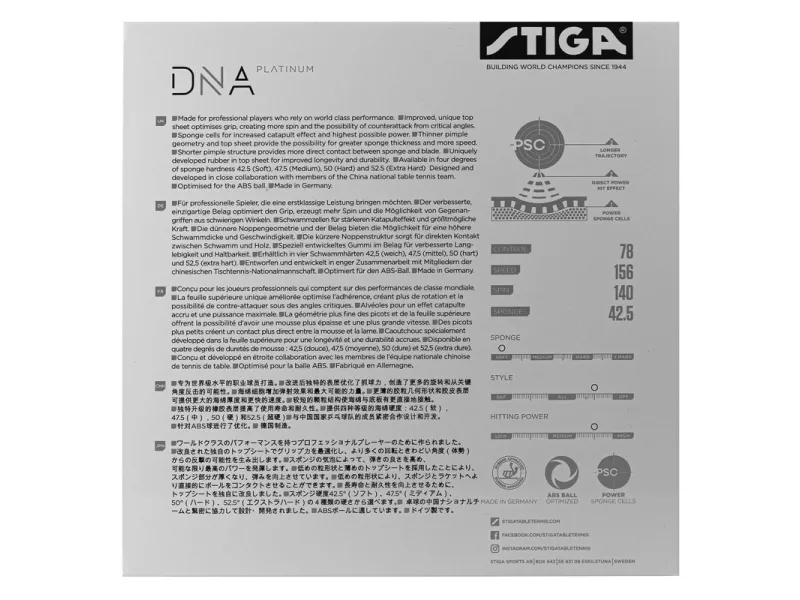 STIGA DNA Platinum S