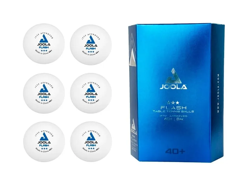Pelotas JOOLA Flash *** 40+ Pack 6u.
