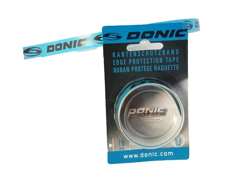 DONIC Cinta de cantos de tenis de emsa 10mm x 50cm. Azul para 1 pala