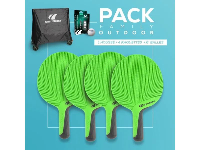 CORNILLEAU Family Pack Outdoor de tenis de mesa