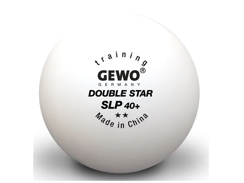 Pelotas de tenis de ,esa GEWO Double Star SLP 40+ color blanco