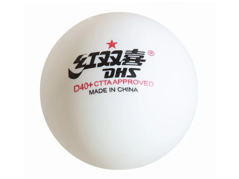 Pelotas de tenis de mesa DHS 1 estrella DUAL ABS