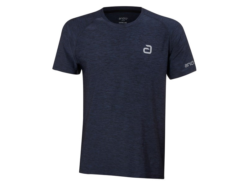 ANDRO Camiseta Melange CASUAL Marino