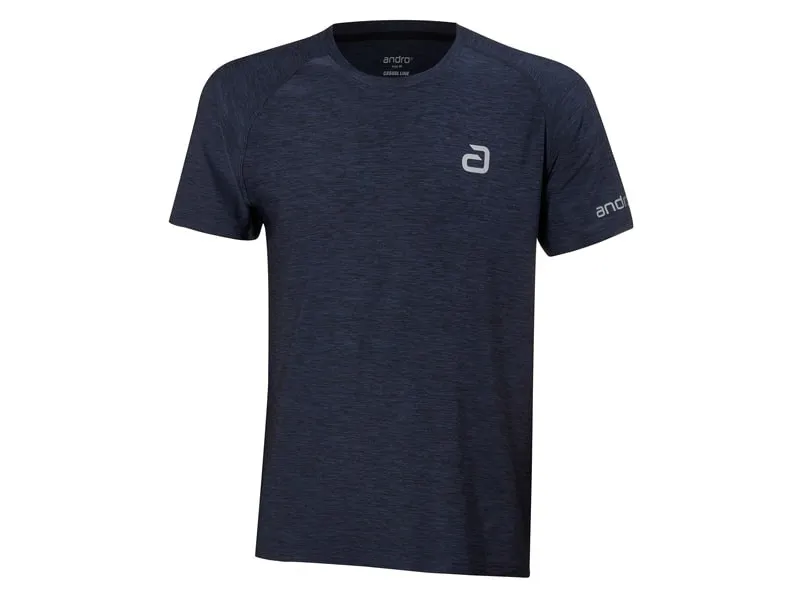 ANDRO Camiseta Melange CASUAL Marino