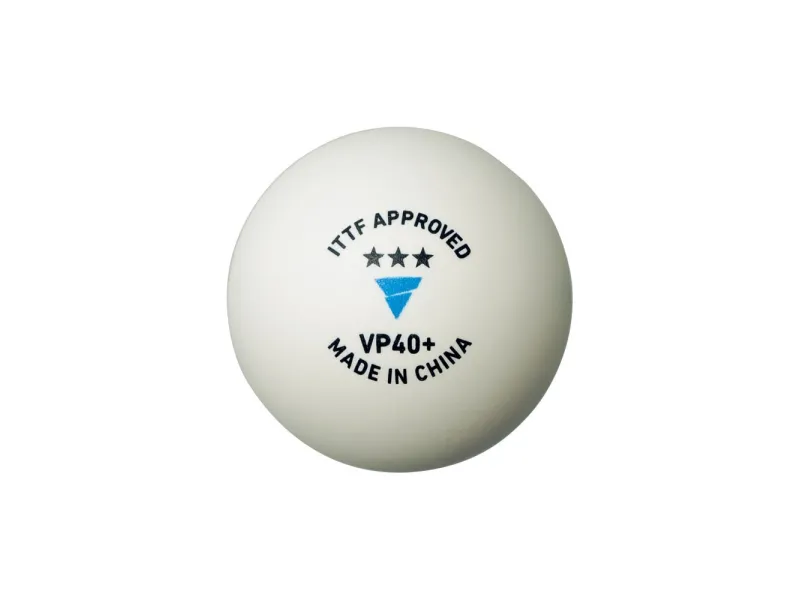 Balles VICTAS VP40+ *** Pack 3u. Blanc