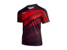 VICTAS Polo V-Shirt 222 Negro/Rojo