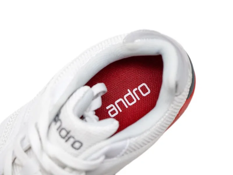 Zapatillas de tenis de mesa ANDRO Shuffle Step 2 Blanco