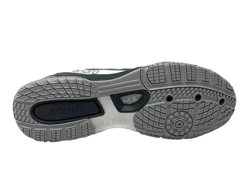 Zapatillas de tenis de mesa ANDRO Cross Step 2 Gris