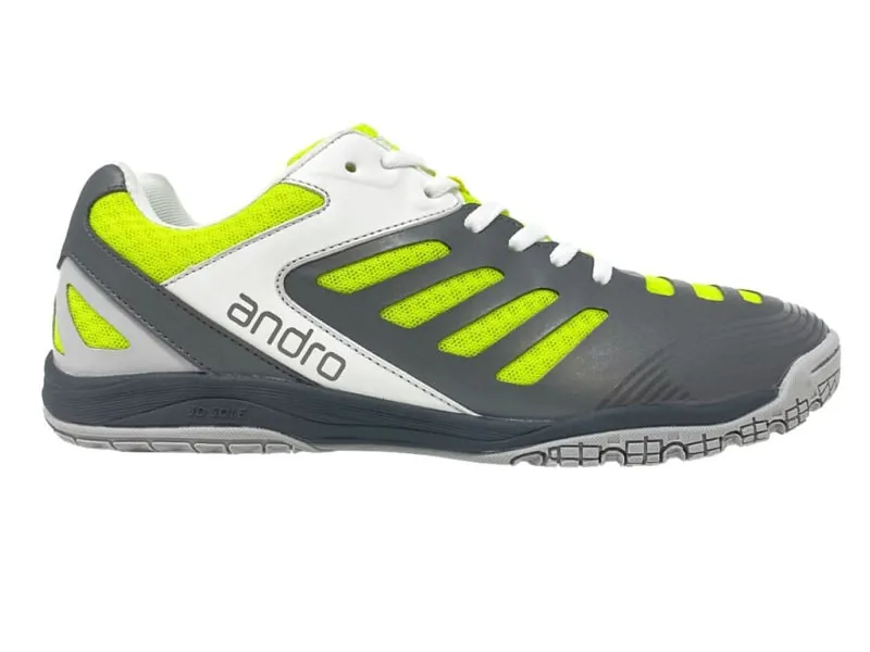 Zapatillas de tenis de mesa ANDRO Cross Step 2 Gris