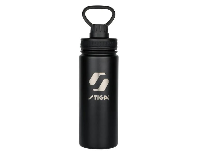 STIGA Botellín de agua Metal Negro 550ml