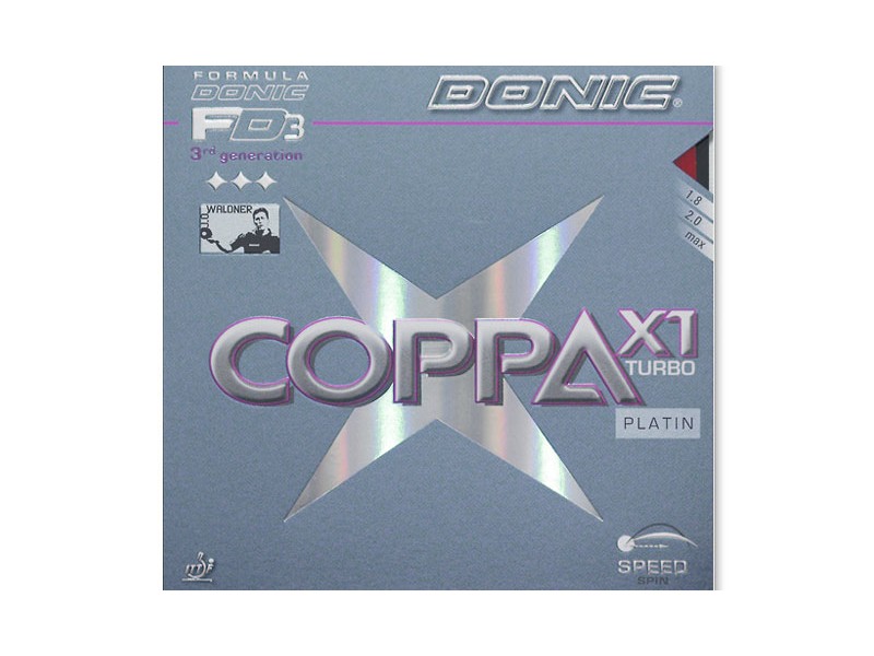 DONIC Coppa X1 Turbo Platin