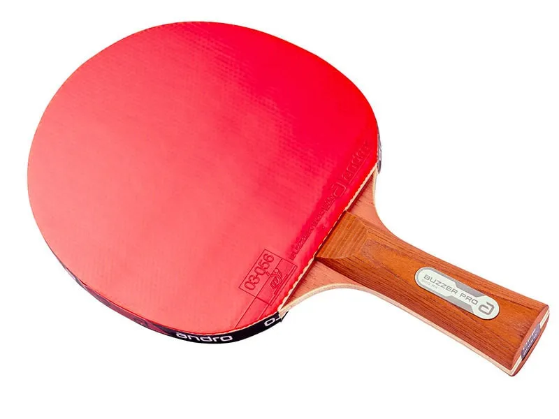 ANDRO Raqueta de ping pong Buzzer PRO 500 RX Rojo