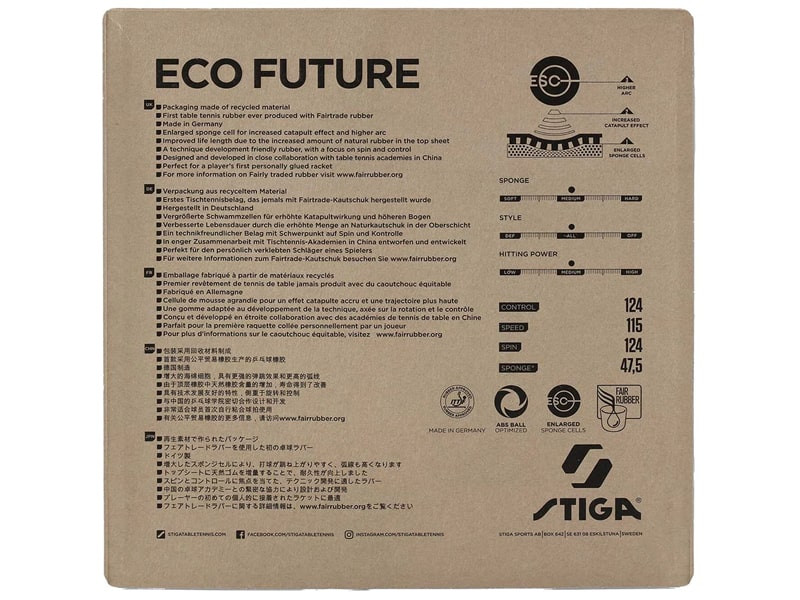 Revêtement STIGA ECO Future M