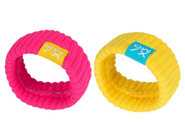 XIOM Pack 2 Muñequeras  XWB Rosa-Amarillo