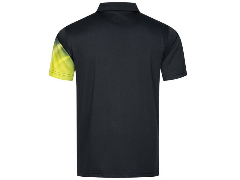 DONIC Camiseta FLAME Negro-Amarillo2