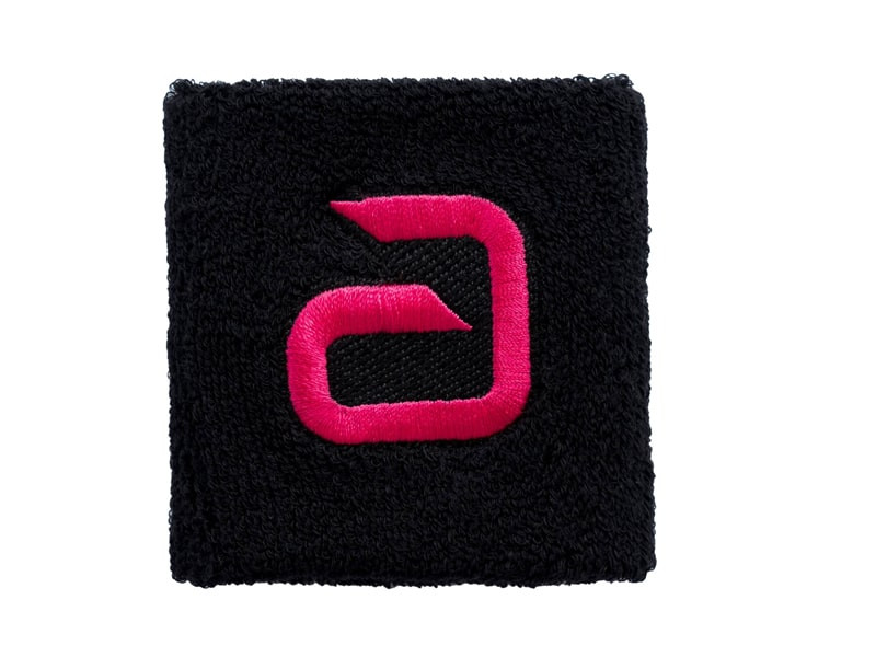 ANDRO Muñequera ALPHA Negra-Rosa