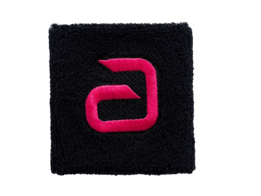ANDRO Muñequera ALPHA Negra-Rosa