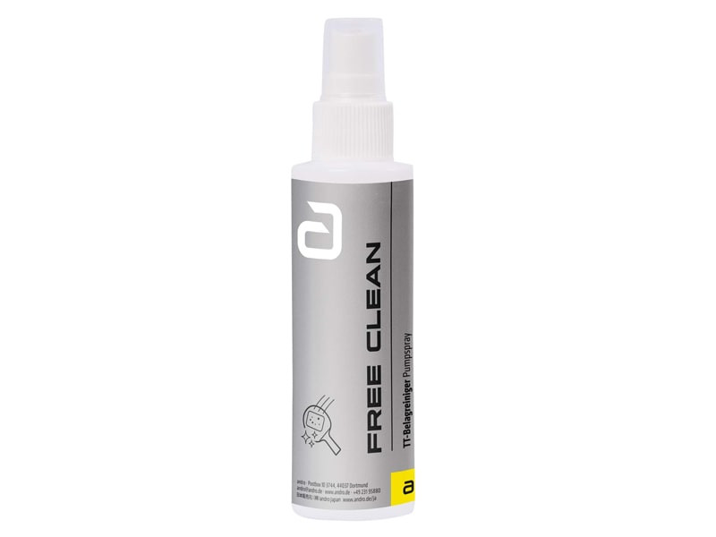 ANDRO Spray Limpiagomas Free-2 125ml Limpia gomas de tenis de mesa