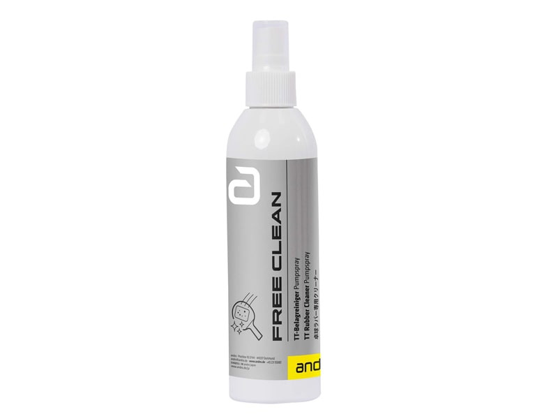 ANDRO Spray Limpiagomas Free-2 250ml Limpia gomas de tenis de mesa