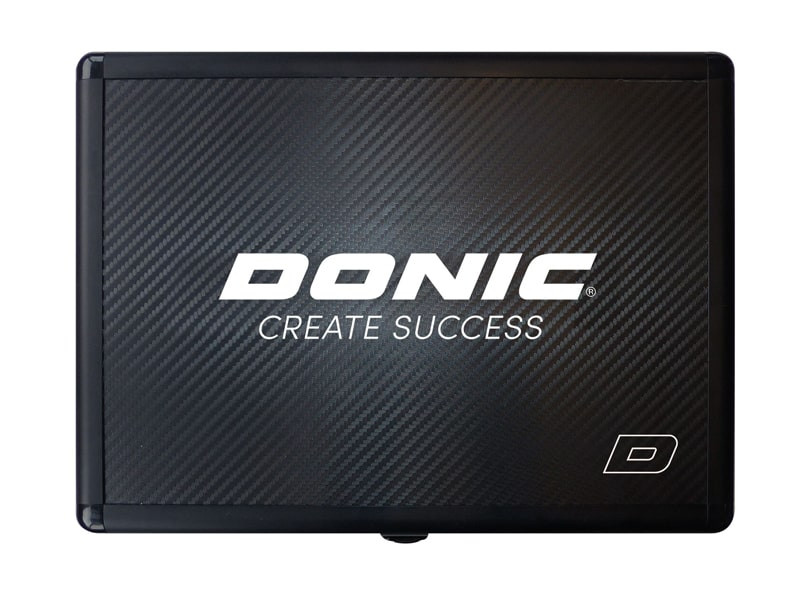 DONIC Maletin Doble de Aluminio Color negro